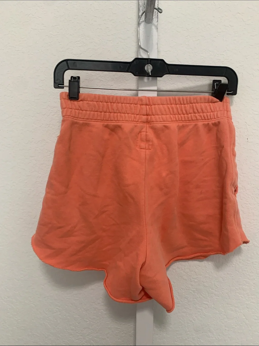 Women's Coral Orange Lounge Sweatpant Shorts